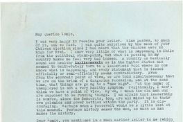 [Carta], [1958], [New, York] [a] Radomiro Tomic