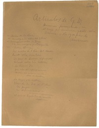 [Lista de artículos de G.M.]