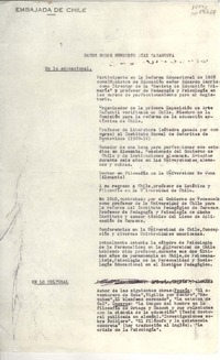 Datos sobre Humberto Díaz Casanueva