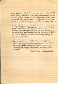 [Presentación: Canto a un amor desaparecido]