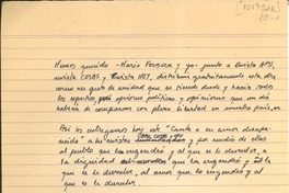 [Presentación: Canto a un amor desaparecido]