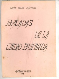 Baladas de la ciudad profunda