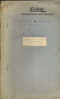 [Carta] 1931 entre ago. 7 y oct. 21, San Antonio, Chile [a] Luis Omar Cáceres