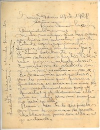 [Carta] 1928 feb. 27, Curico, Chile [a] Luis Omar Cáceres