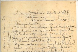 [Carta] 1928 feb. 27, Curico, Chile [a] Luis Omar Cáceres