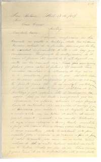 [Carta] 1927 abr. 13, San Antonio, Chile [a] Luis Omar Cáceres