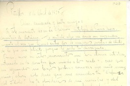 [Carta] 1925 abr. 18, Peñaflor, Chile [a] Luis Omar Cáceres