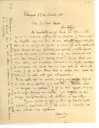 [Carta] 1929 dic. 17, Vichuquen, Chile [a] Luis Omar Cáceres, San Antonio, Chile