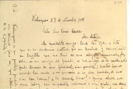 [Carta] 1929 dic. 17, Vichuquen, Chile [a] Luis Omar Cáceres, San Antonio, Chile