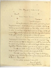 [Carta] 1917 oct. 10, Villa Alegre, Chile [a] Luis Omar Cáceres, Cauquenes, Chile