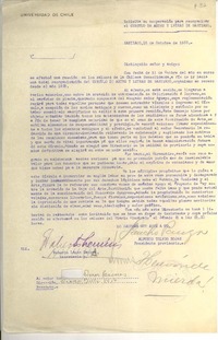 [Carta] 1933 oct. 18, Santiago, Chile [a] Luis Omar Cáceres