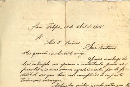 [Carta] 1928 abr. 28, San Felipe, Chile [a] Omar Cáceres, San Antonio, Chile