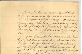 [Carta] 1929 abr, 10, San Antonio, Chile [a] [Juzgado Policial]
