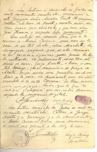 [Carta] 1928 jul. 18, San Antonio, Chile [a] [Juzgado Policial]