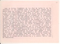 [Juan de Molina, traductor, en los días de Carlos V...]