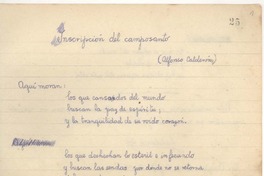 Inscripción del camposanto