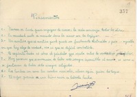 Pensamientos
