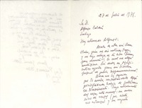 [Carta] 1978 jul. 27, Lima, Perú [a] Alfonso Calderón, Santiago, Chile