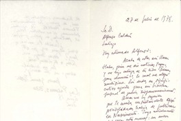 [Carta] 1978 jul. 27, Lima, Perú [a] Alfonso Calderón, Santiago, Chile