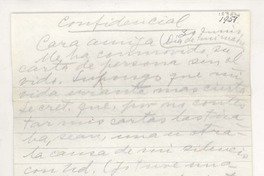 [Carta] 1951 jun. 30, Rapallo, Italia [a] Sixtina Araya