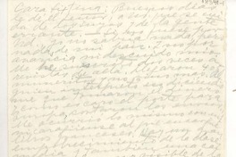 [Carta] [1951], Nápoles, Italia [a] Sixtina Araya