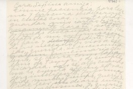 [Carta] 1952 noviembre, Nápoles, Italia [a] Sixtina Araya