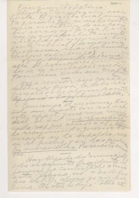 [Carta] 1953 marzo, New York, Estados Unidos [a] Sixtina Araya