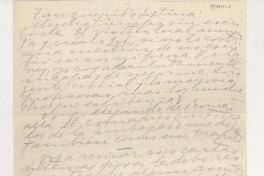 [Carta] 1953 marzo, New York, Estados Unidos [a] Sixtina Araya