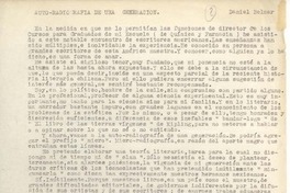 Auto-radiografía de una generación