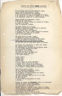 Oración del primer alucinado