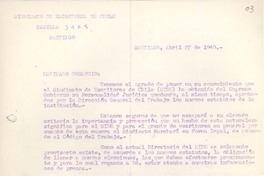 [Carta] 1949 abr. 27, Santiago, Chile [a] [Socios Sindicato de Escritores de Chile]