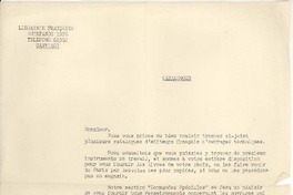 [Carta] [1960], [Santiago, Chile] [a] Carlos Préndez Saldías