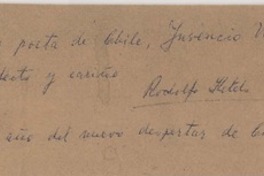 [Carta] [1966] septiembre, Santiago, Chile [a] Juvencio Valle