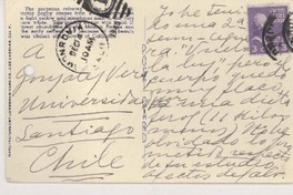[Postal] 1946 abr. 22, Santa Bárbara, California [a] José Santos González Vera
