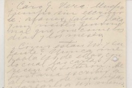[Carta] [1952], Nápoles, Italia [a] José Santos González Vera