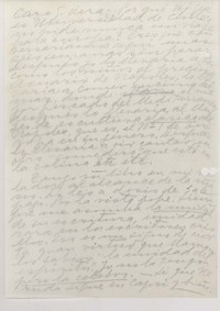 [Carta] [1952], Nápoles, Italia [a] José Santos González Vera