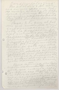 [Carta] [1952], Nápoles, Italia [a] José Santos González Vera