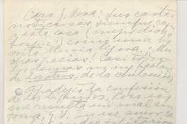 [Carta] [1952], Nápoles, Italia [a] José Santos González Vera