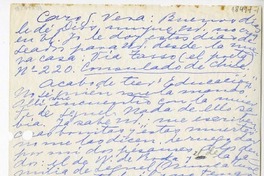 [carta] 1951, Nápoles, Italia [a] José Santos González Vera