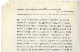 Algunas consideraciones sobre la pintura abstracta