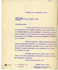 [carta] 1941 noviembre 29, Santiago, Chile [a] Juana Aguirre Luco
