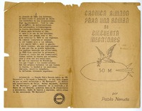 Crónica rimada para una bomba de cincuenta megatones