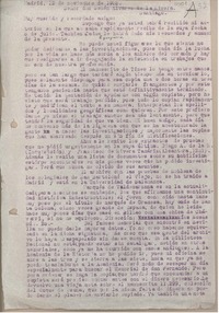 [Carta] 1933 noviembre 12, Madrid, España [a] Senén Álvarez de la Rivera, Santiago [Chile]