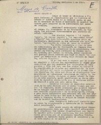 [Oficio consular N°335109] 1950 noviembre 6, Bilbao, España [al] Sr. Ministro de Relaciones Exteriores