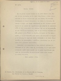 [Oficio N° 2111] 1950 enero 18, Bilbao, España [al] Sr. Presidente de la Diputación de Viscaya