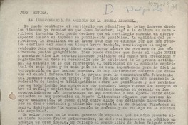 La independencia de América en la prensa española