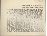 [Carta] 1945 agosto 19, Bahía Blanca, Argentina [a] Marta Brunet, Buenos Aires