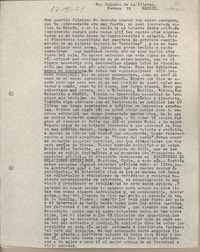 [Carta] 1951 junio 17, Santiago, Chile [a] Dalmiro de la Válgoma, Madrid [España]