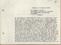 [Carta] 1950 setiembre 30, Bilbao, España [a] Leopoldo Panero, Madrid