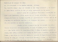 [Carta] 1930 octubre 25, Madrid, España [a] Fernando de la Quadra Salcedo, Bilbao, España